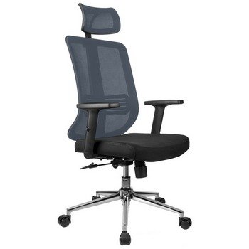 Офисное кресло Riva Chair А663 Серая сетка